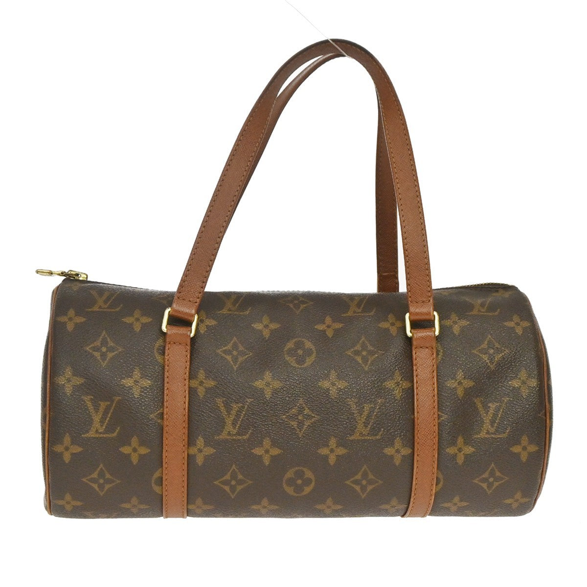 Louis Vuitton Papillon Monogram Canvas Brown Canvas Handbag (Pre-Owned)