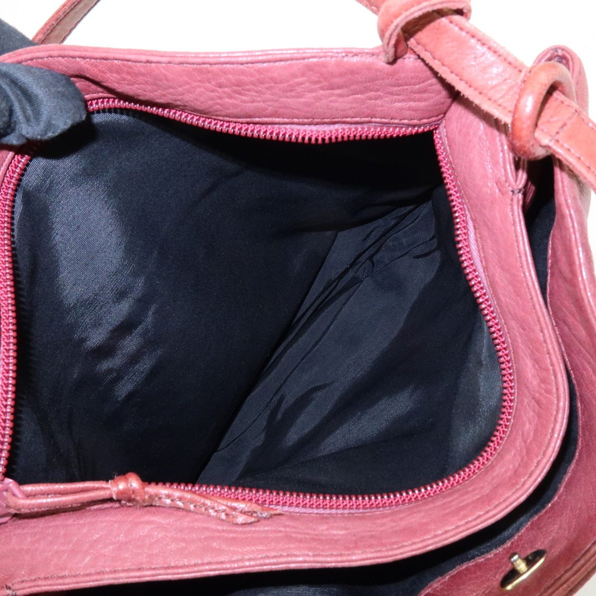 Loewe Anagram Leather Burgundy Leather Tote Bag Bag (Pre-Owned)