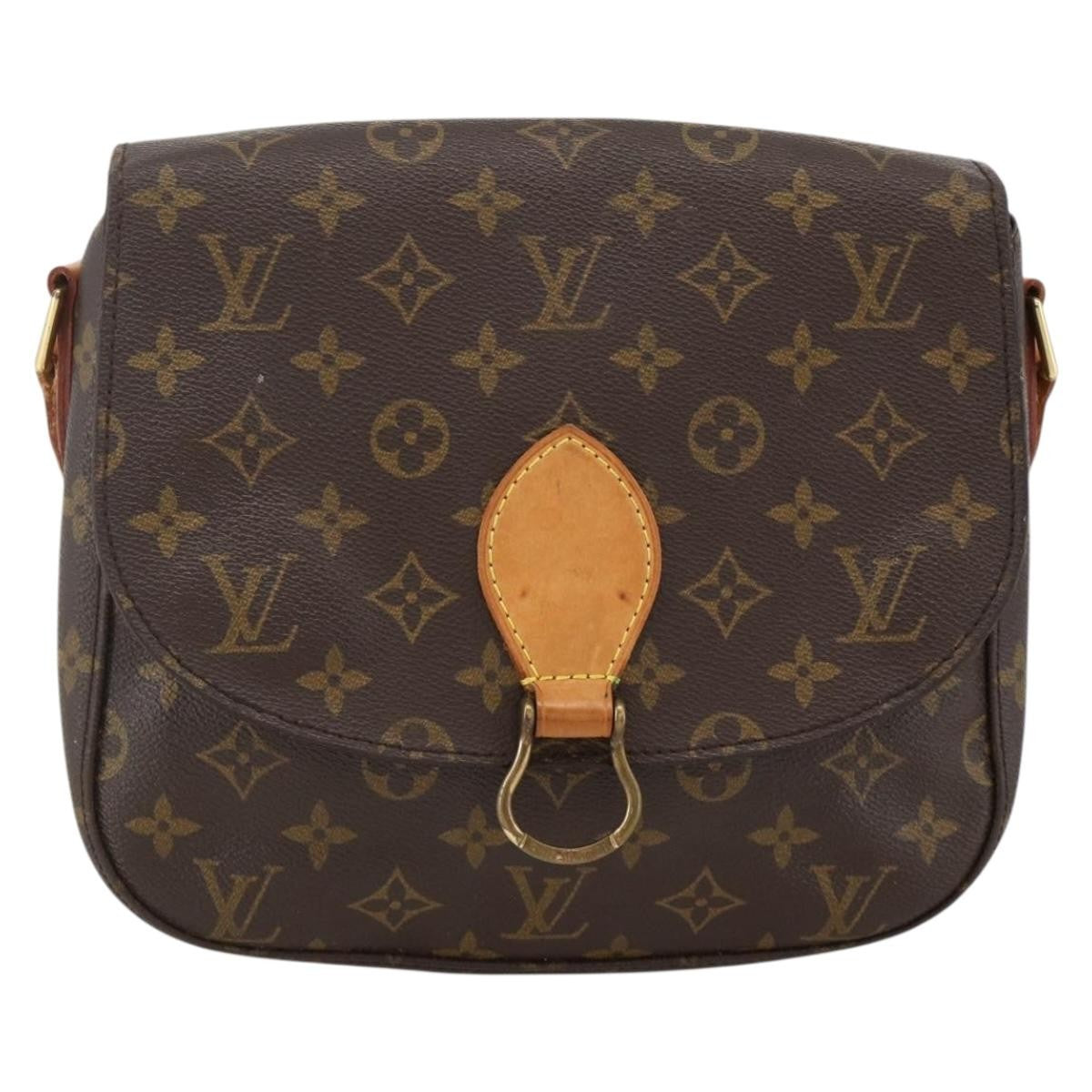 Louis Vuitton Saint Cloud Monogram Canvas Brown Canvas Handbag (Pre-Owned)