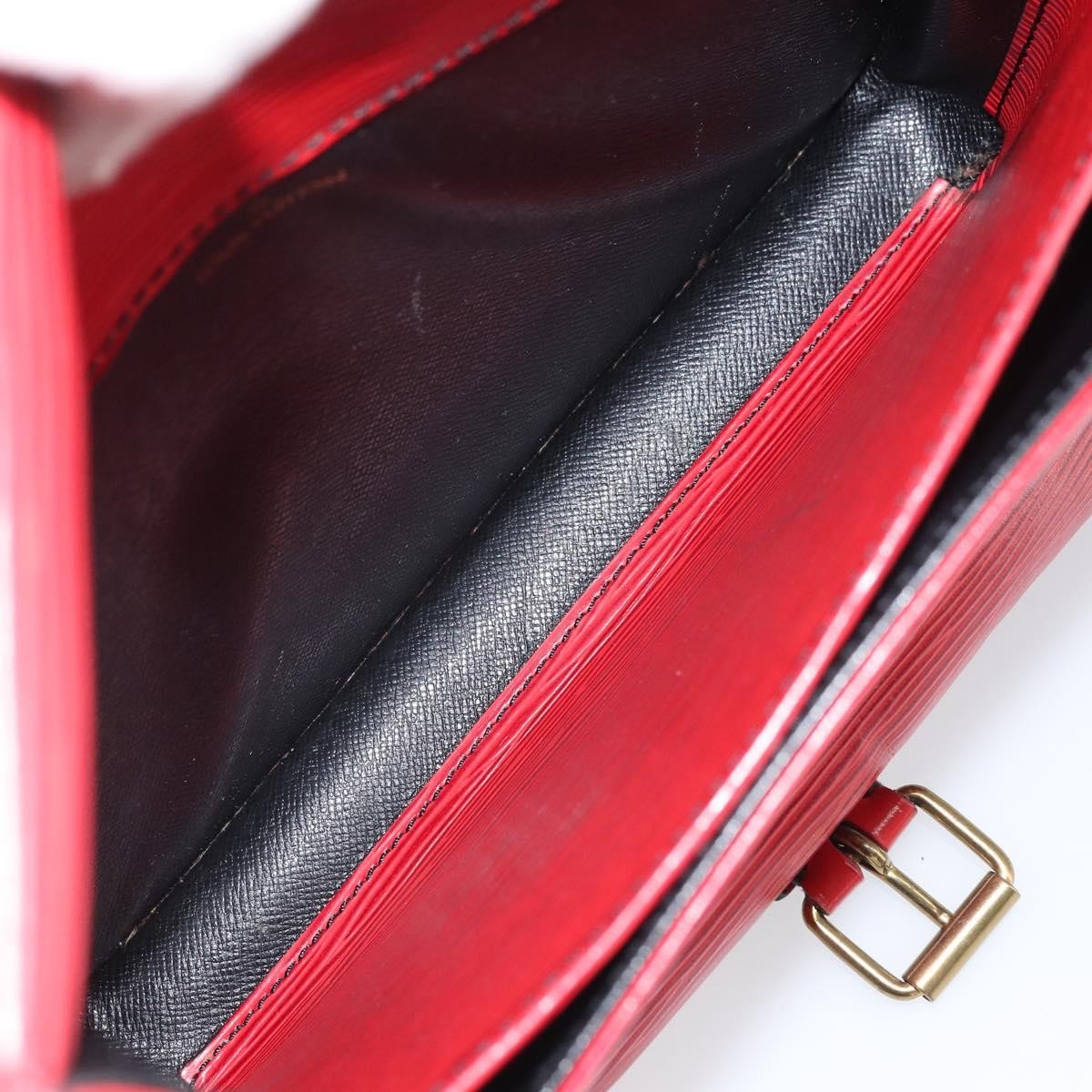 Louis Vuitton Cartouchiere Epi Leather Red Leather Shoulder Bag Bag (Pre-Owned)