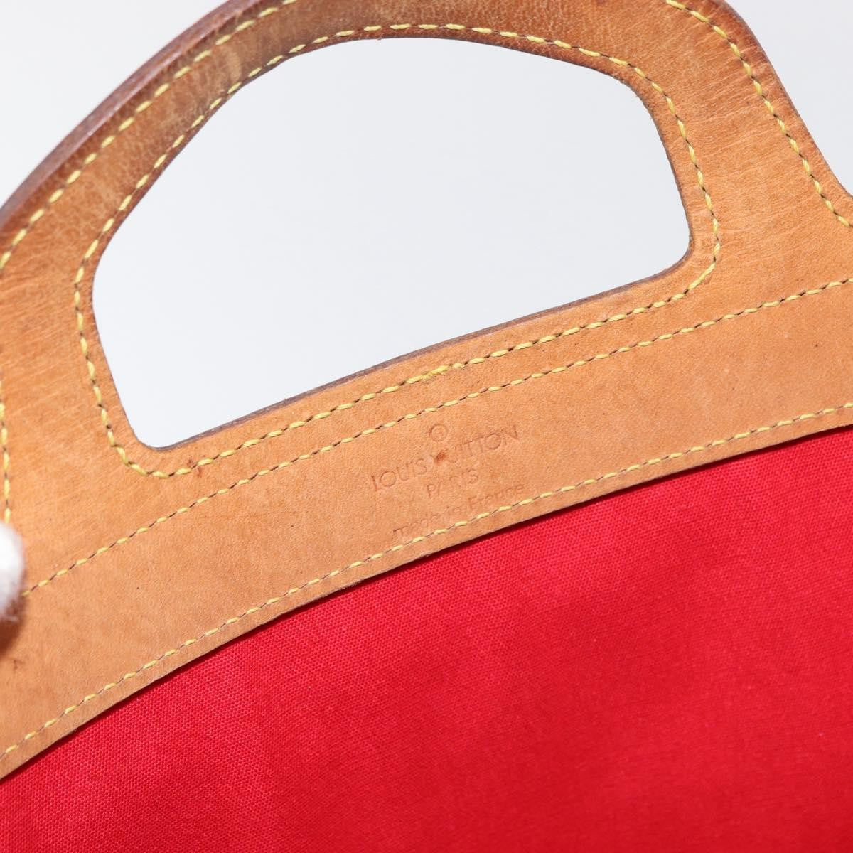 Louis Vuitton Stanton Monogram Vernis Red Patent_Leather Tote Bag Bag (Pre-Owned)