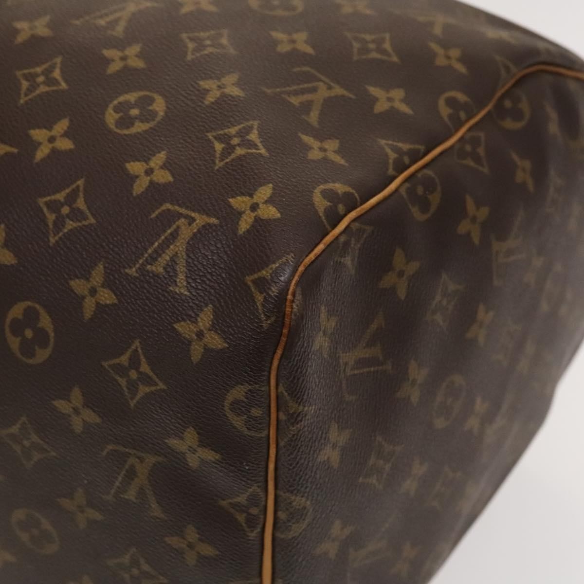 Louis Vuitton Keepall Monogram Canvas Brown Canvas Travel Bag Bag (Pre-Owned)