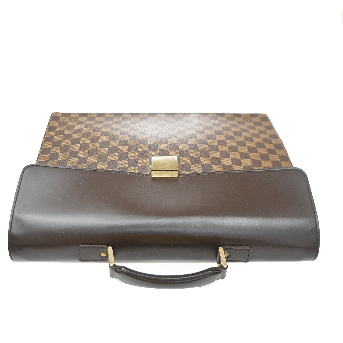 Louis Vuitton Altona Damier Ebene Brown Canvas Briefcase Bag (Pre-Owned)