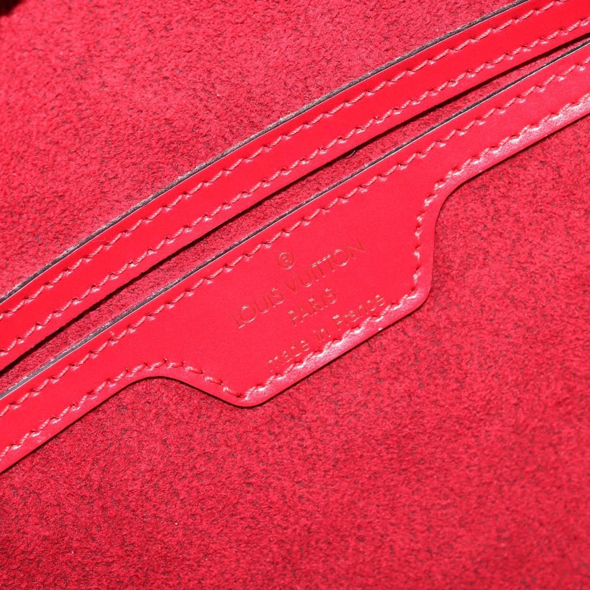 Louis Vuitton Soufflot Epi Leather Red Leather Tote Bag Bag (Pre-Owned)