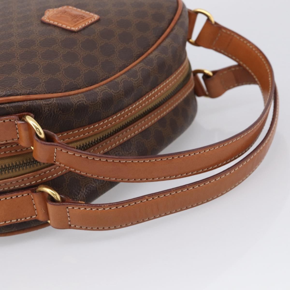 Celine C Macadam Canvas Brown Canvas Handbag (Pre-Owned)
