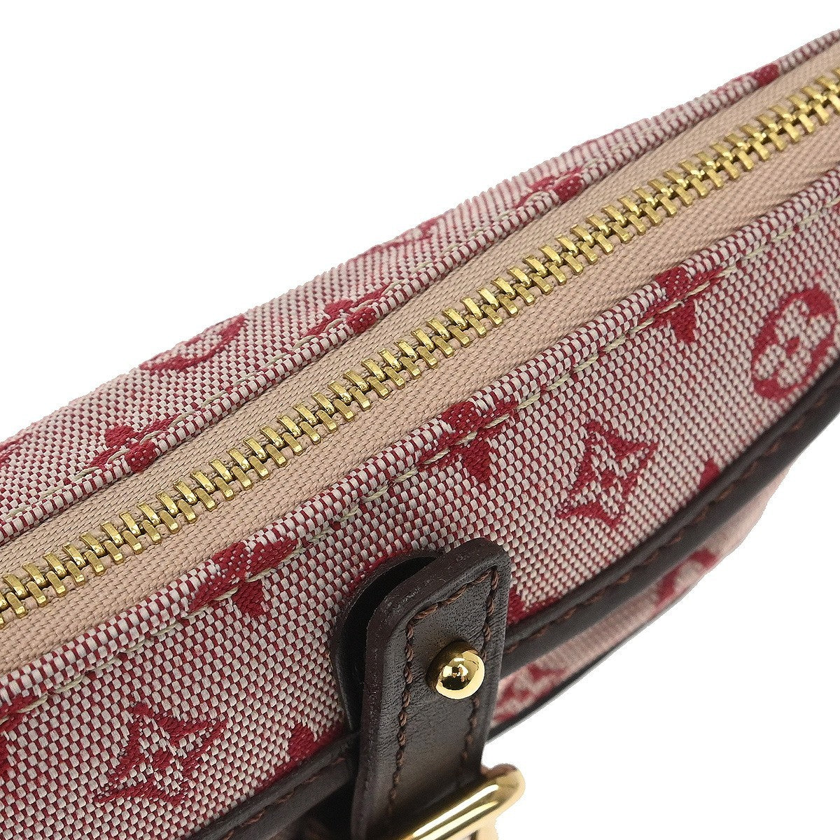 Louis Vuitton Anne Sophie Clutch Mini Lin Red Canvas Clutche & Pouche Bag (Pre-Owned)