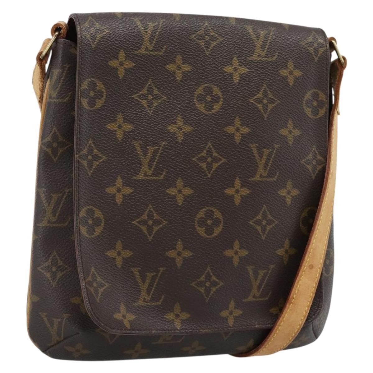 Louis Vuitton Musette Salsa Monogram Canvas Brown Canvas Shoulder Bag Bag (Pre-Owned)