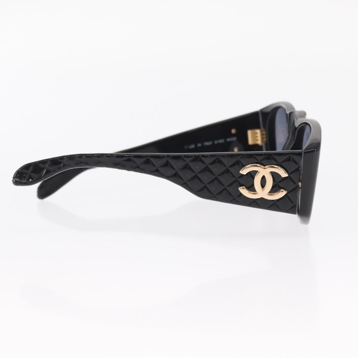 Chanel Logo Cc Plastic Black Plastic Sunglasse Accessory (Pre-Owned)
