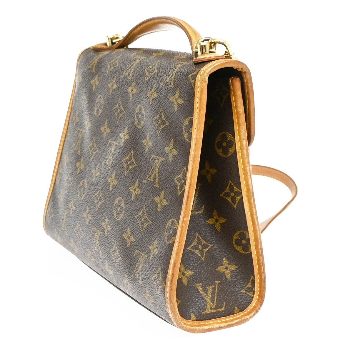Louis Vuitton Beverly Monogram Canvas Brown Canvas Briefcase Bag (Pre-Owned)