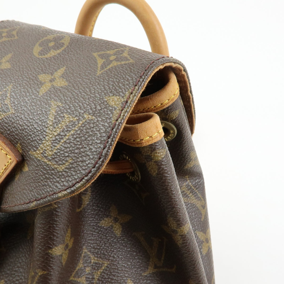 Louis Vuitton Vintage Montsouris Monogram Canvas Brown Canvas Backpack Bag (Pre-Owned)