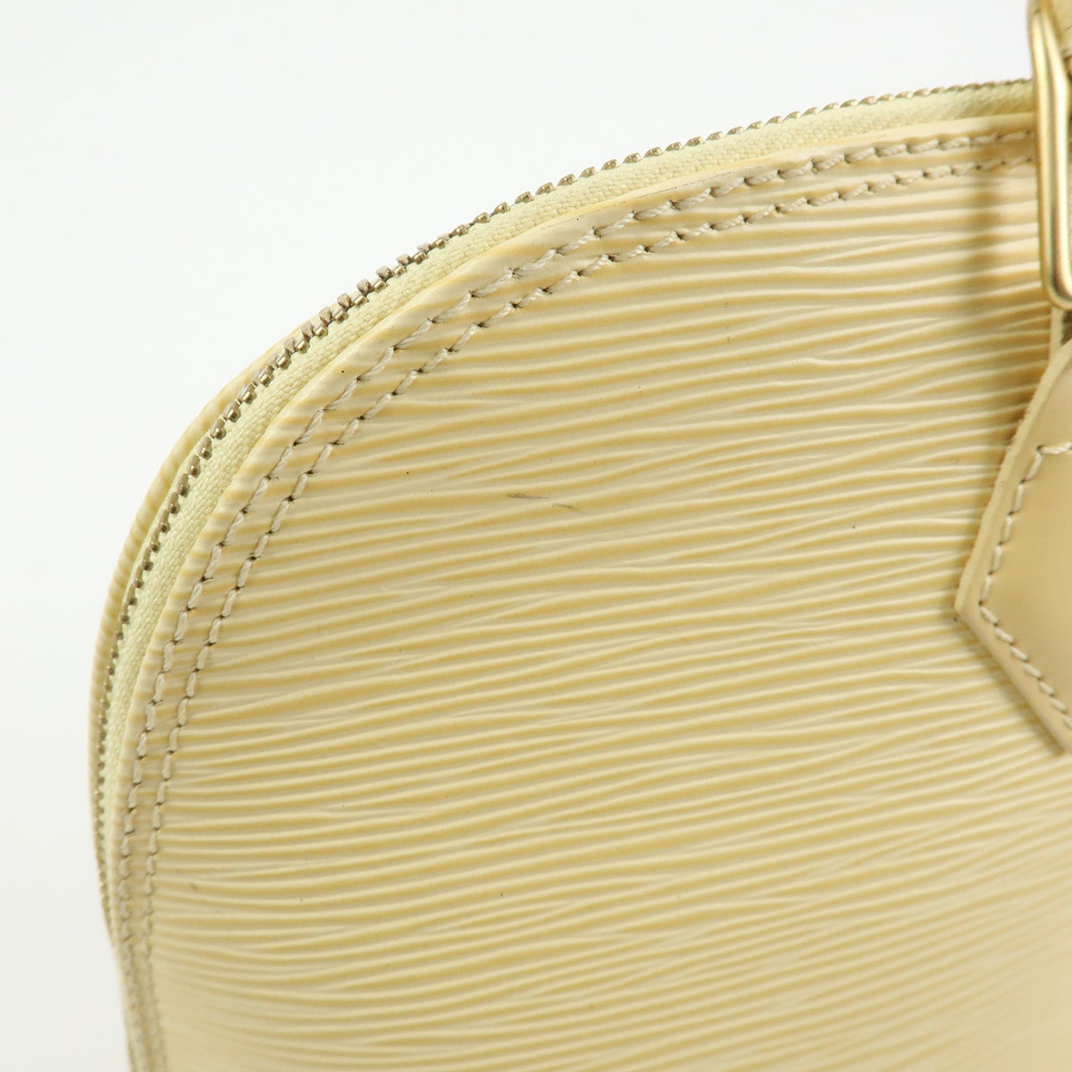 Louis Vuitton Alma Epi Leather Beige Leather Handbag (Pre-Owned)