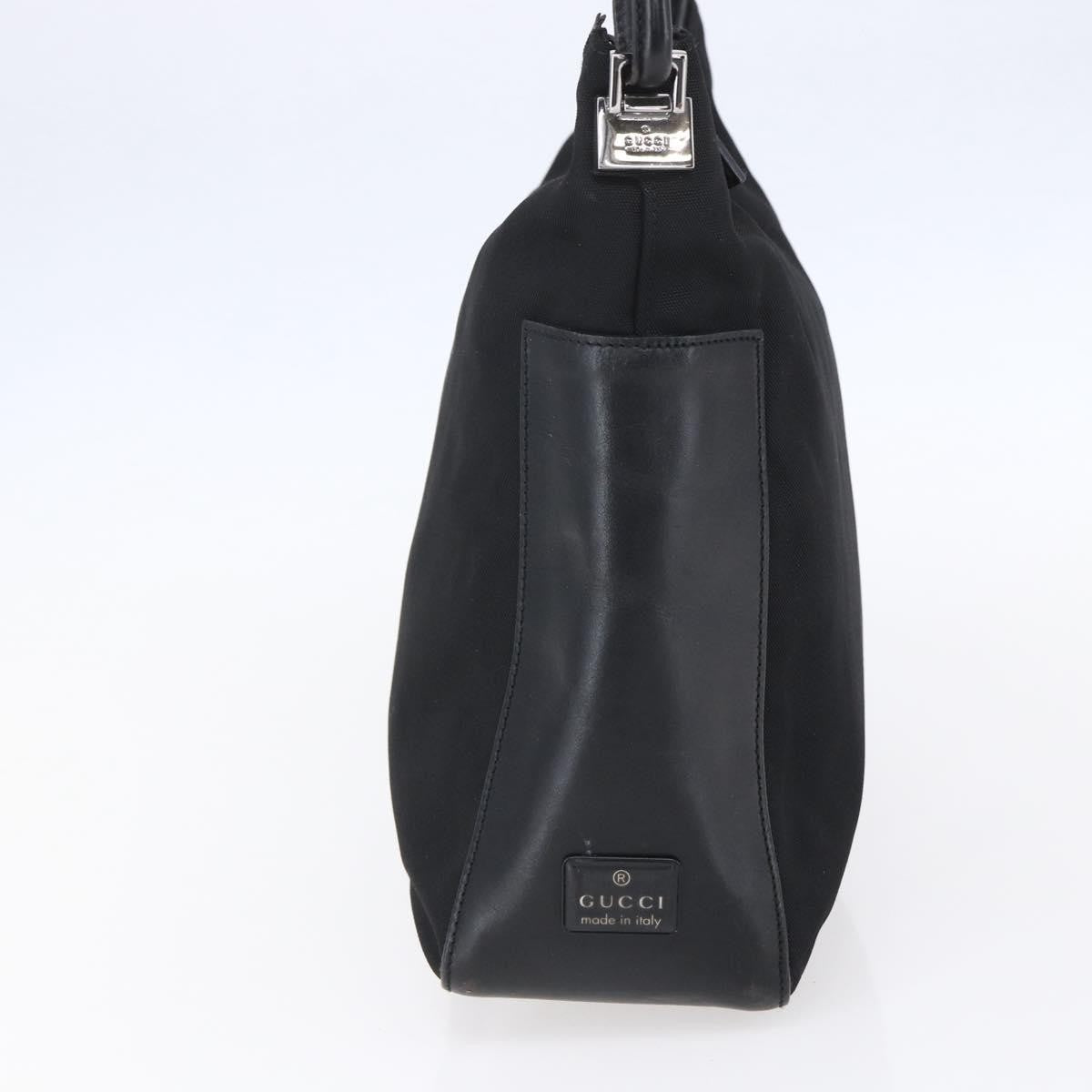 Gucci Vintage Gg Canvas Black Canvas Shoulder Bag Bag (Pre-Owned)