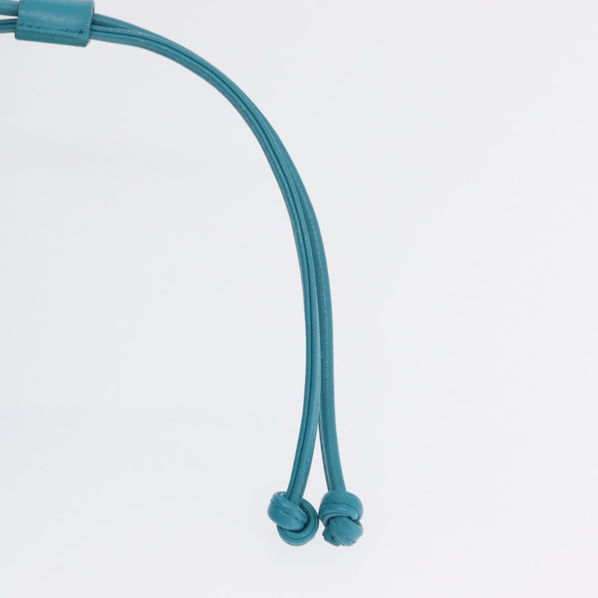 Saint Laurent Vintage Nylon Turquoise Nylon Shoulder Bag Bag (Pre-Owned)