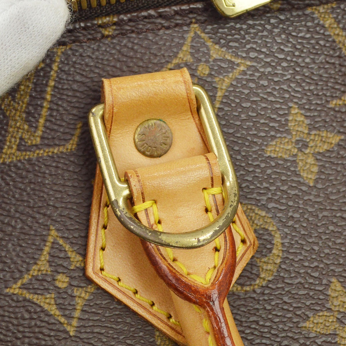 Louis Vuitton Alma Monogram Canvas Brown Canvas Handbag (Pre-Owned)