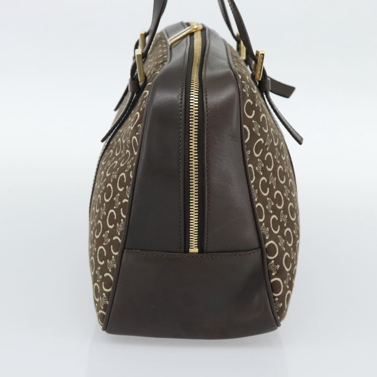 Celine C Macadam Canvas And Leather Brown Canvas Handbag (Pre-Owned)