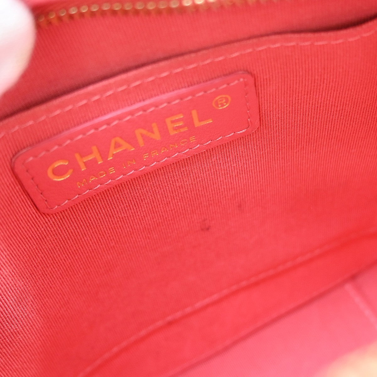 Chanel Timeless Cc Octagon Camera Case Quilted Lambskin Pink Leather Shoulder Bag Bag (Pre-Owned)