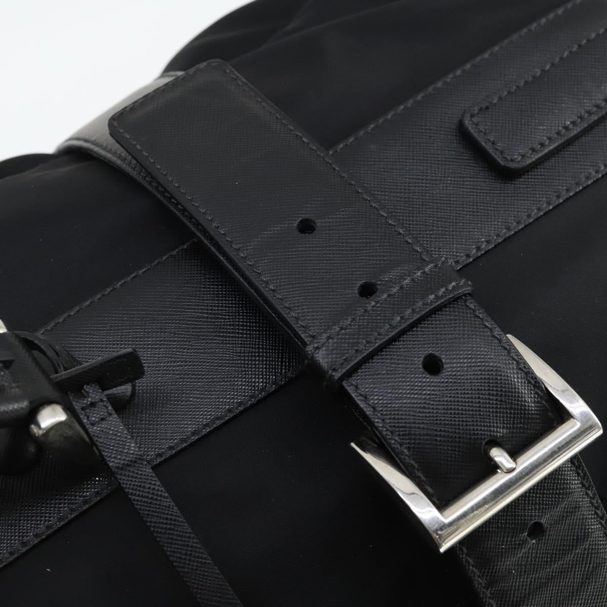 Prada Suitcase Re-Nylon And Saffiano Re-Nylon And Saffiano Black Nylon Travel Bag Bag (Pre-Owned)
