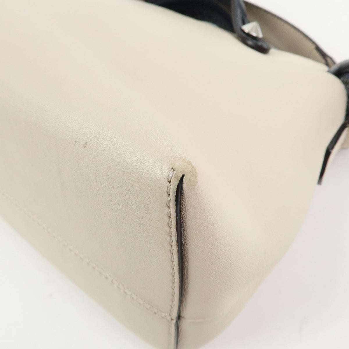 Fendi Selleria By The Way Satchel Leather Neutral Leather Handbag (Pre-Owned)