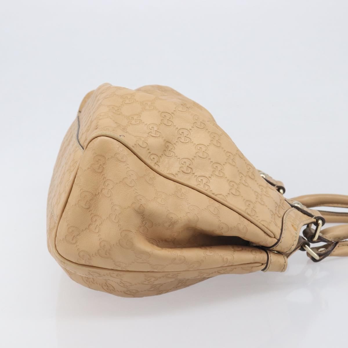 Gucci Sukey Guccissima Leather Beige Leather Tote Bag Bag (Pre-Owned)