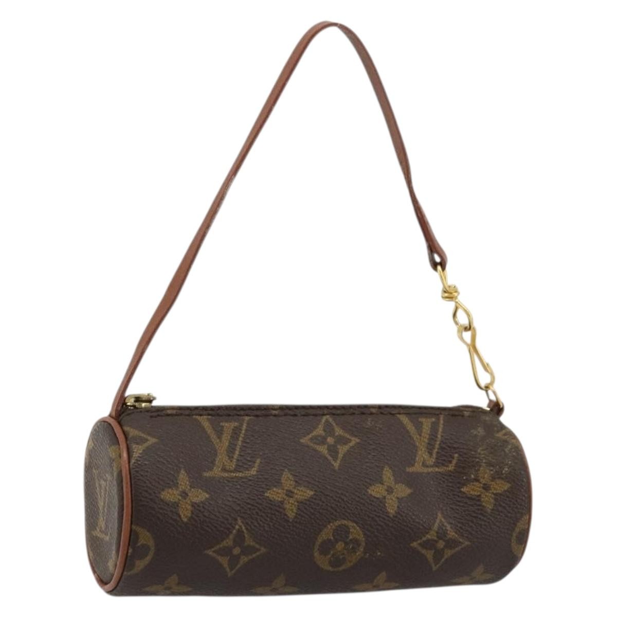 Louis Vuitton Papillon Pochette Monogram Canvas Brown Canvas Clutche & Pouche Bag (Pre-Owned)