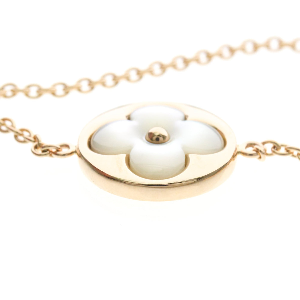 Louis Vuitton Color Blossom Sun 18K Rose Gold With Mother Of Pearl Gold Pink_Gold Bracelet Jewelry (Pre-Owned)