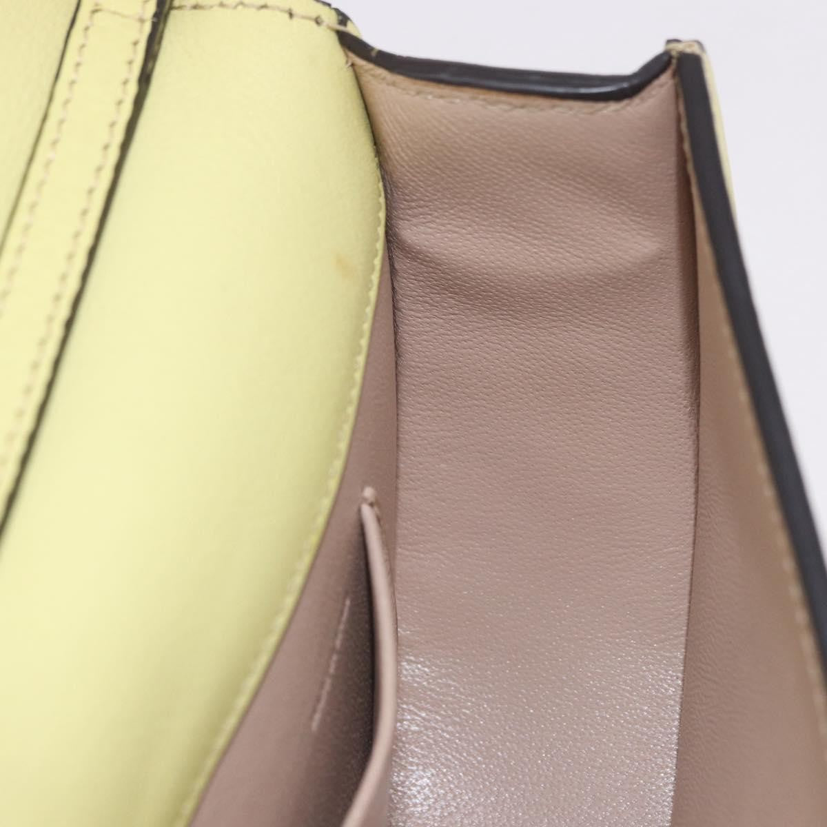 Chloe Nile Leather Yellow Leather Handbag (Pre-Owned)