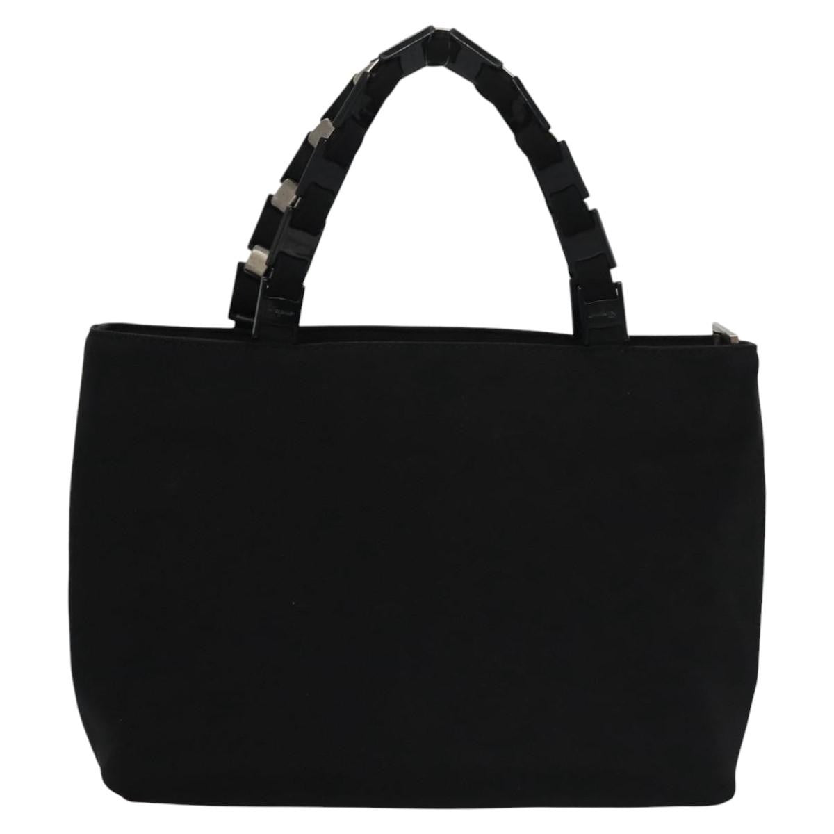 Salvatore Ferragamo Vala Canvas Black Nylon Shoulder Bag Bag (Pre-Owned)