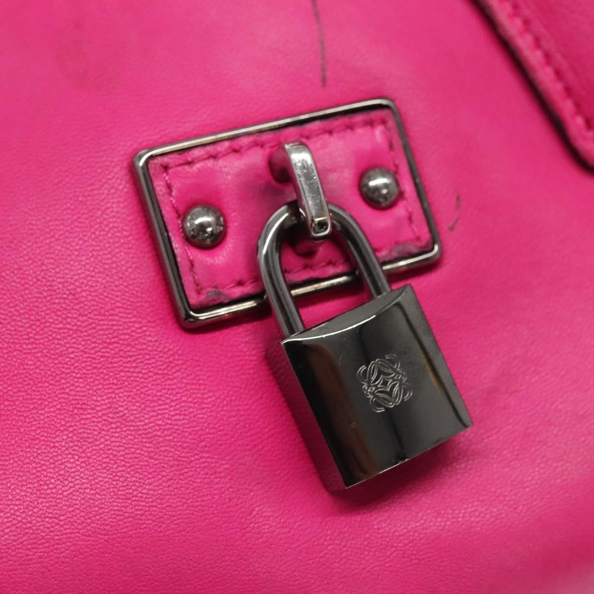 Loewe Vintage Leather Pink Leather Handbag (Pre-Owned)