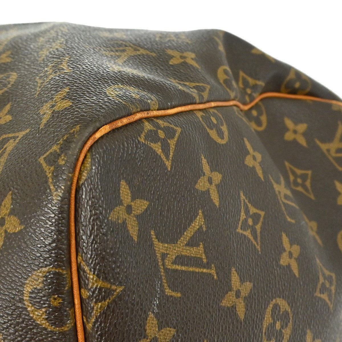 Louis Vuitton Keepall Monogram Canvas Brown Canvas Travel Bag Bag (Pre-Owned)