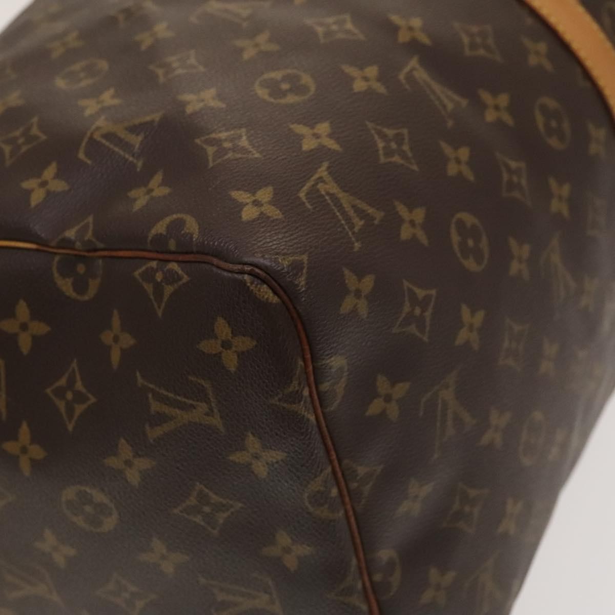 Louis Vuitton Keepall Monogram Canvas Brown Canvas Travel Bag Bag (Pre-Owned)