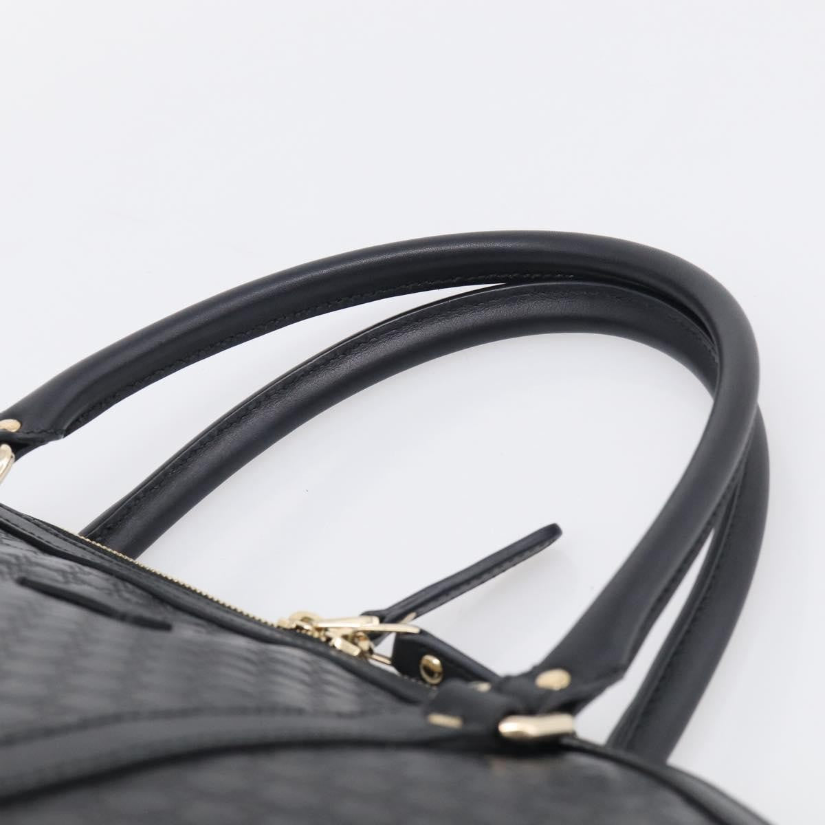 Gucci Guccissima Gg Leather Black Leather Handbag (Pre-Owned)