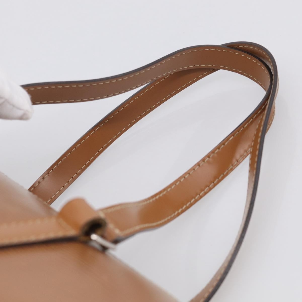 Louis Vuitton Soufflot Epi Leather Brown Leather Tote Bag Bag (Pre-Owned)