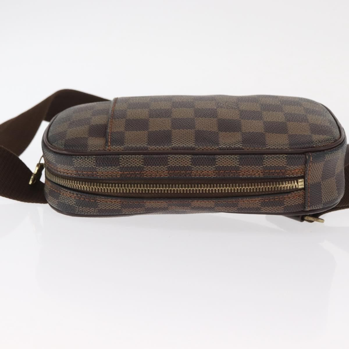 Louis Vuitton Pochette Gange Damier Brown Canvas Clutche & Pouche Bag (Pre-Owned)