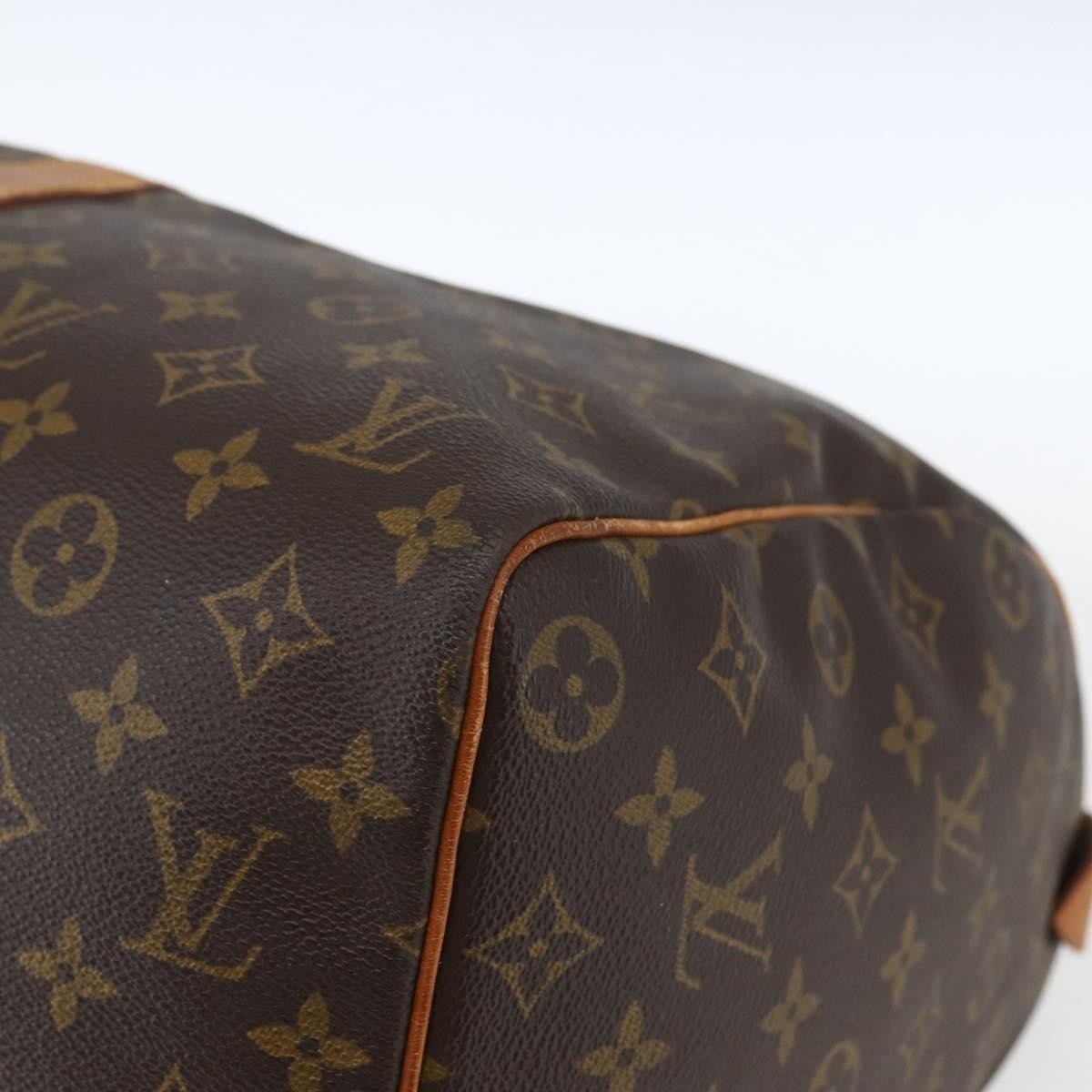 Louis Vuitton Keepall Monogram Canvas Brown Canvas Travel Bag Bag (Pre-Owned)
