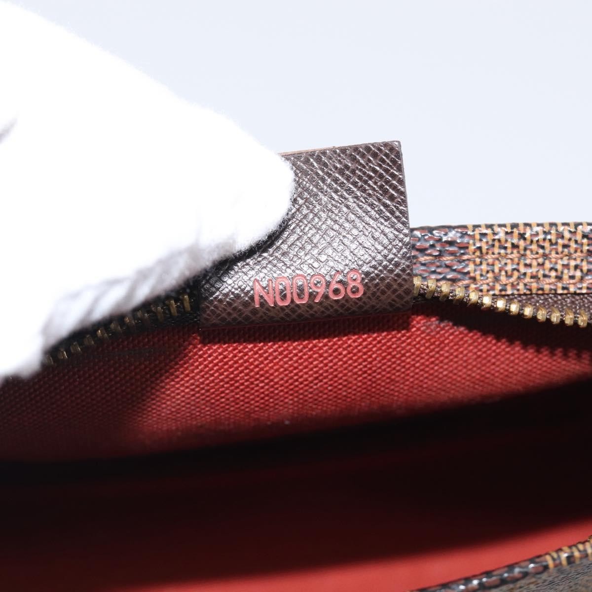 Louis Vuitton Trousse Make Up Damier Brown Canvas Clutche & Pouche Bag (Pre-Owned)