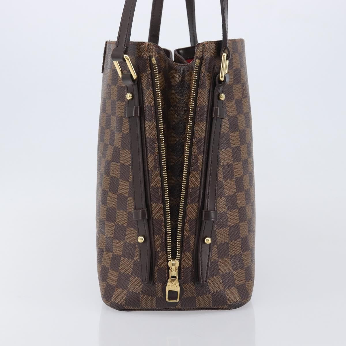 Louis Vuitton Cabas Rivington Damier Brown Canvas Tote Bag Bag (Pre-Owned)