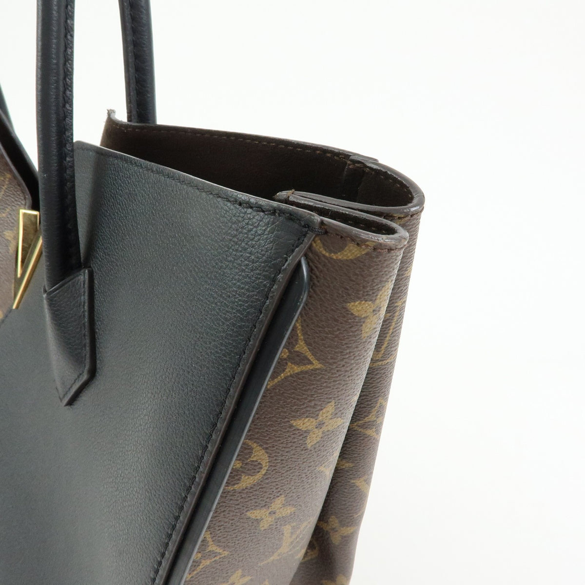 Louis Vuitton Kimono Monogram Canvas And Leather Black Canvas Handbag (Pre-Owned)