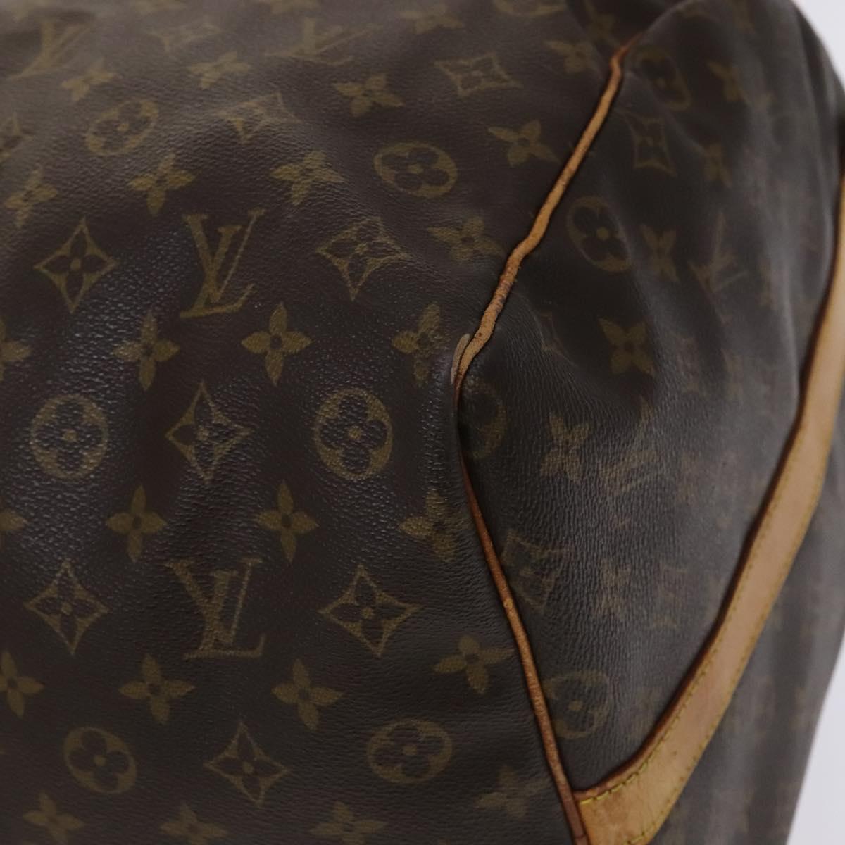 Louis Vuitton Keepall Bandoulière 60 Brown Canvas Travel Bag (Pre-Owned)