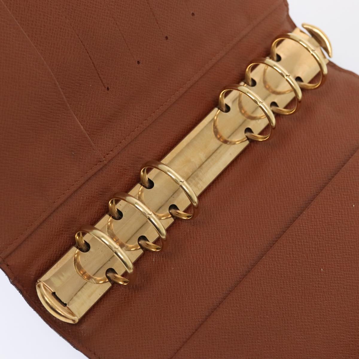 Louis Vuitton Agenda Cover Brown Canvas Wallet (Pre-Owned)