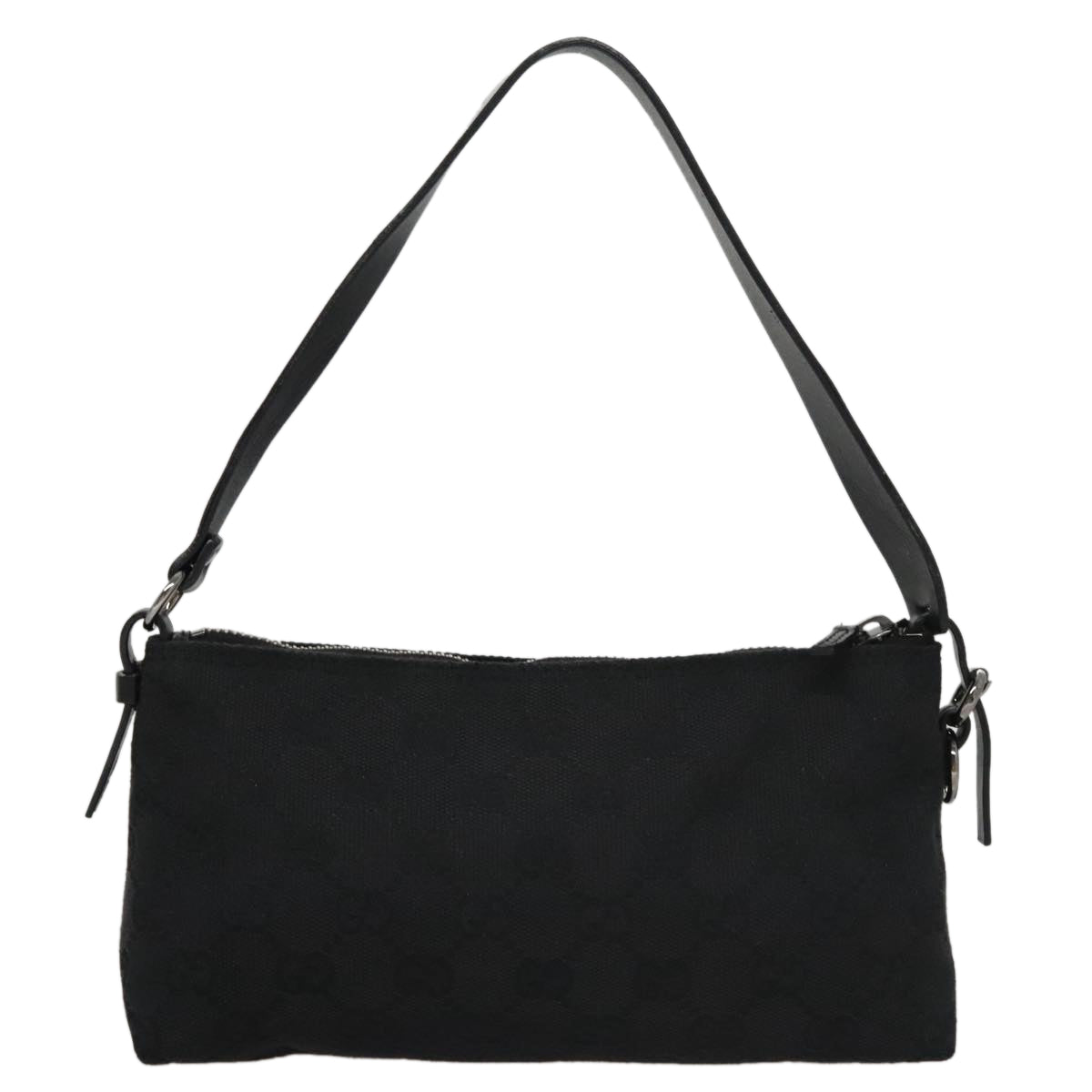 Gucci Gg Canvas Black Canvas Clutch Bag (Pre-Owned)
