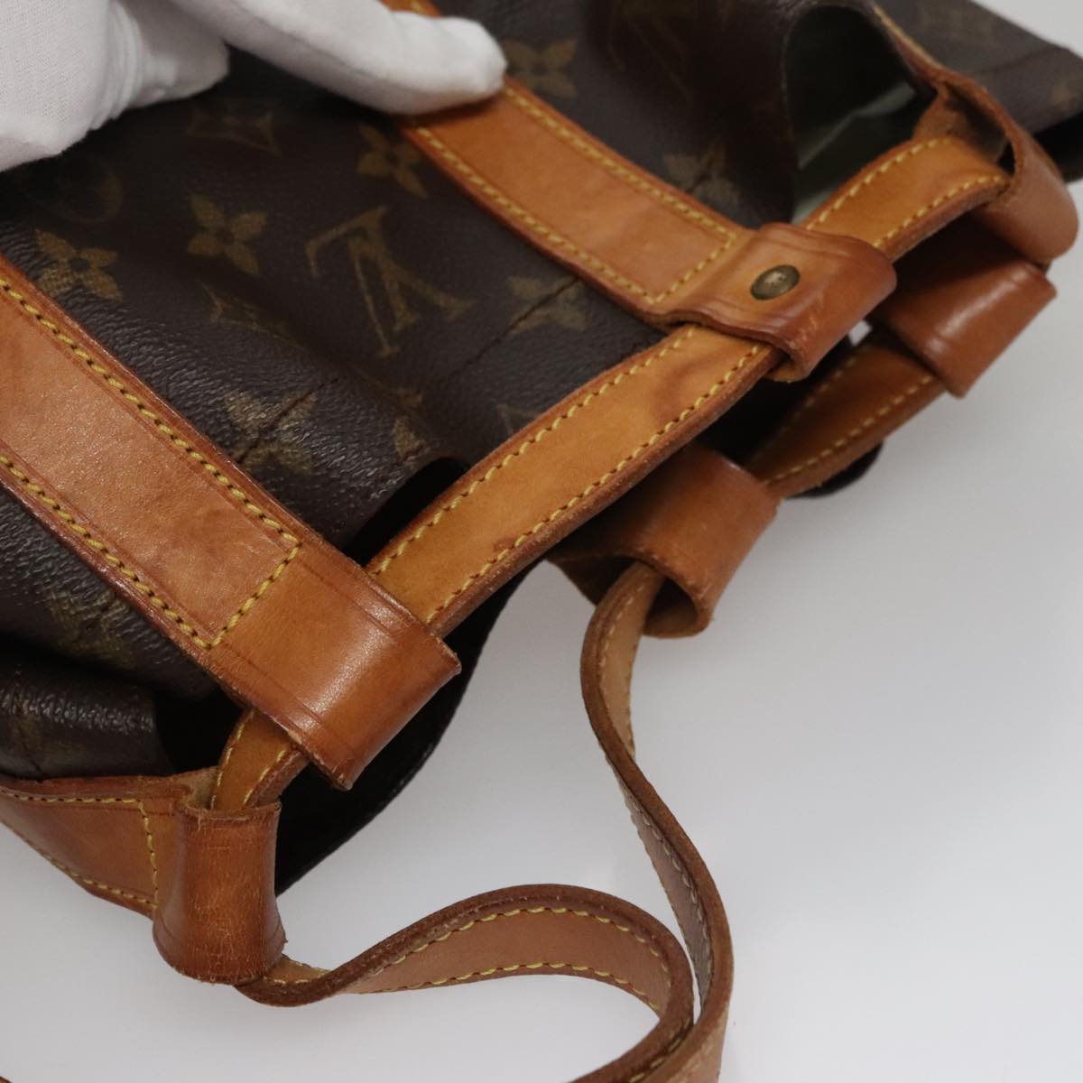 Louis Vuitton Randonnée Brown Canvas Shoulder Bag (Pre-Owned)