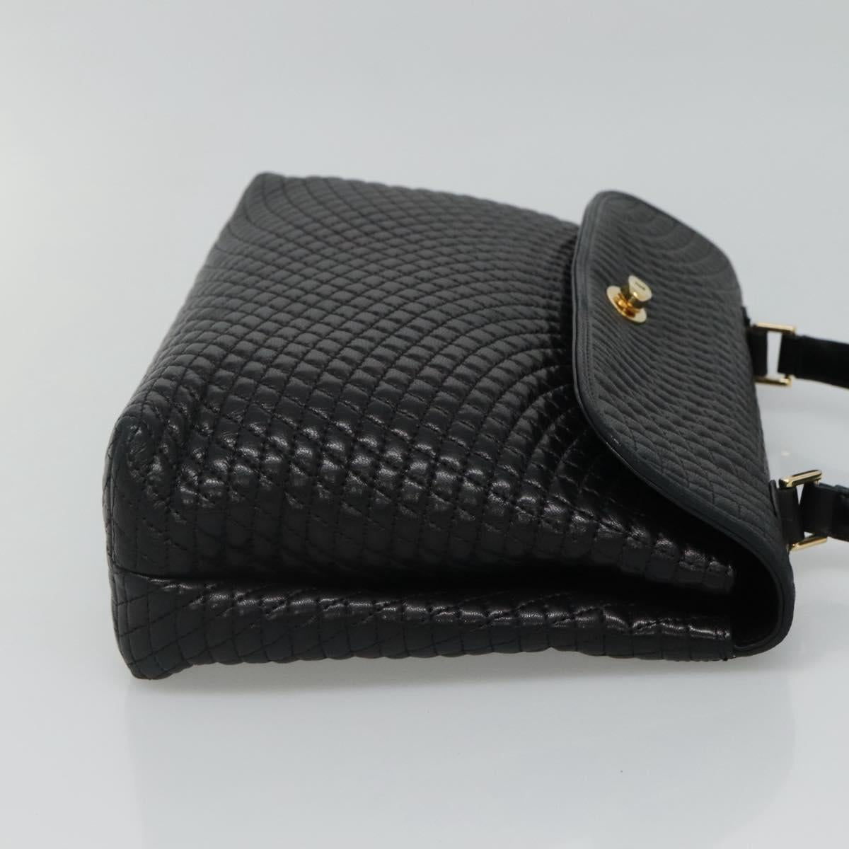 Bally Black Leather Handbag (Pre-Owned)