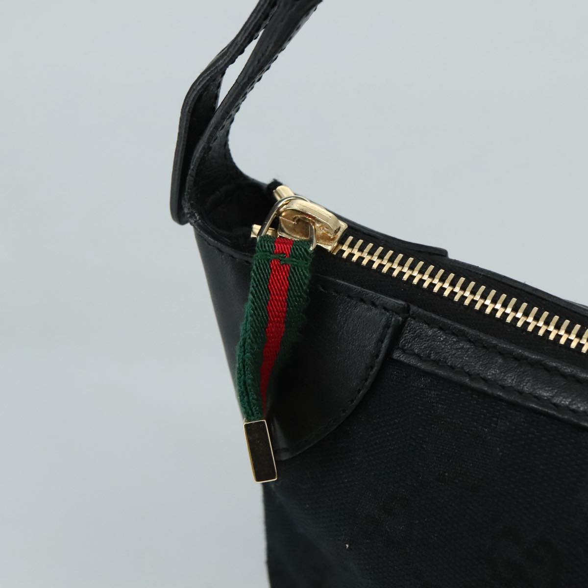 Gucci Sherry Brown Canvas Clutch Bag (Pre-Owned)