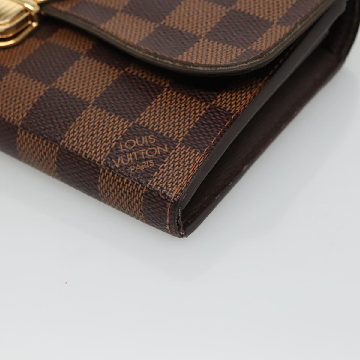 Louis Vuitton Sistina Brown Canvas Wallet (Pre-Owned)