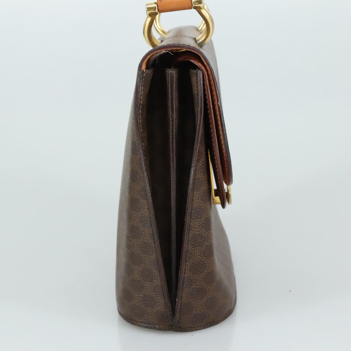 Céline Macadam Brown Canvas Handbag (Pre-Owned)