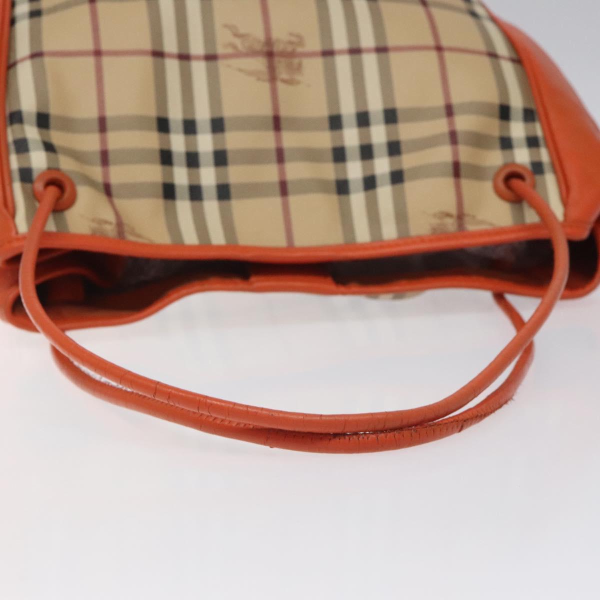 Burberry Nova Check Beige Canvas Tote Bag (Pre-Owned)
