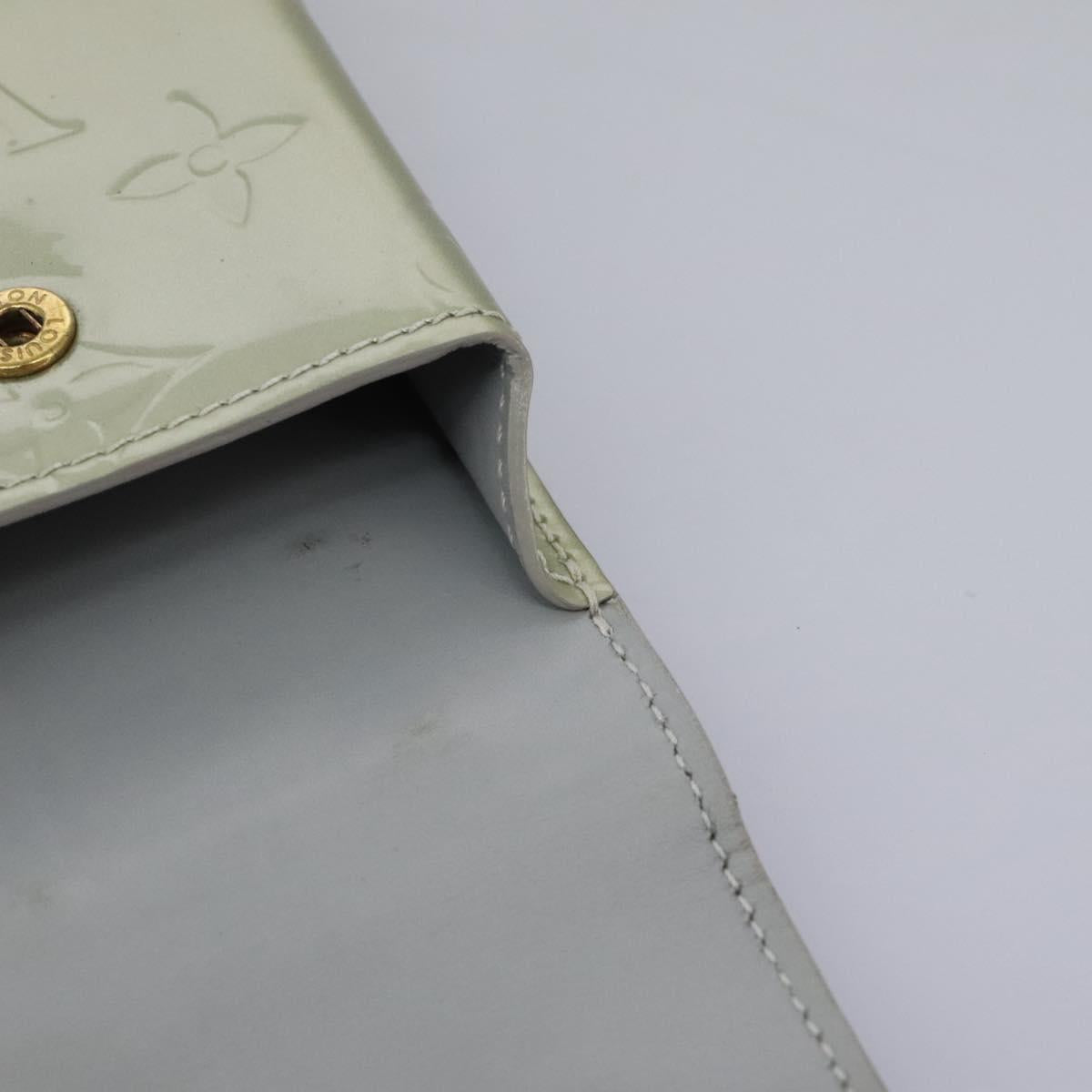 Louis Vuitton Etuit À Cigarettes Green Patent Leather Wallet (Pre-Owned)