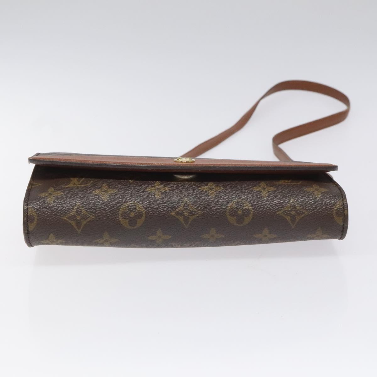 Louis Vuitton Bordeaux Brown Canvas Shoulder Bag (Pre-Owned)