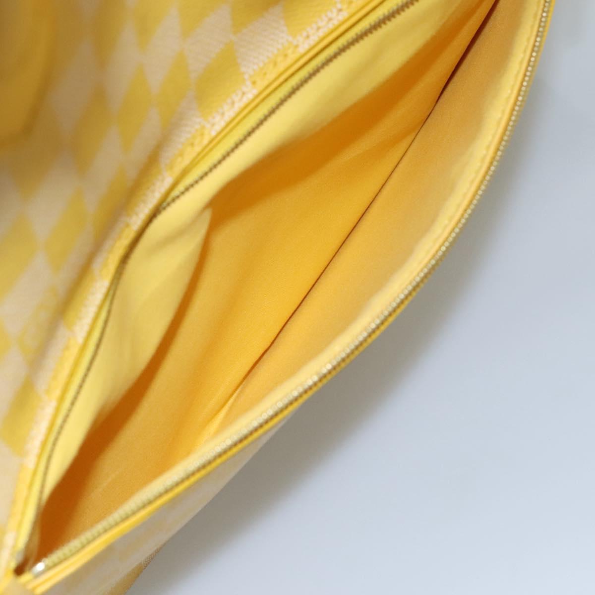 Louis Vuitton Yellow Canvas Handbag (Pre-Owned)