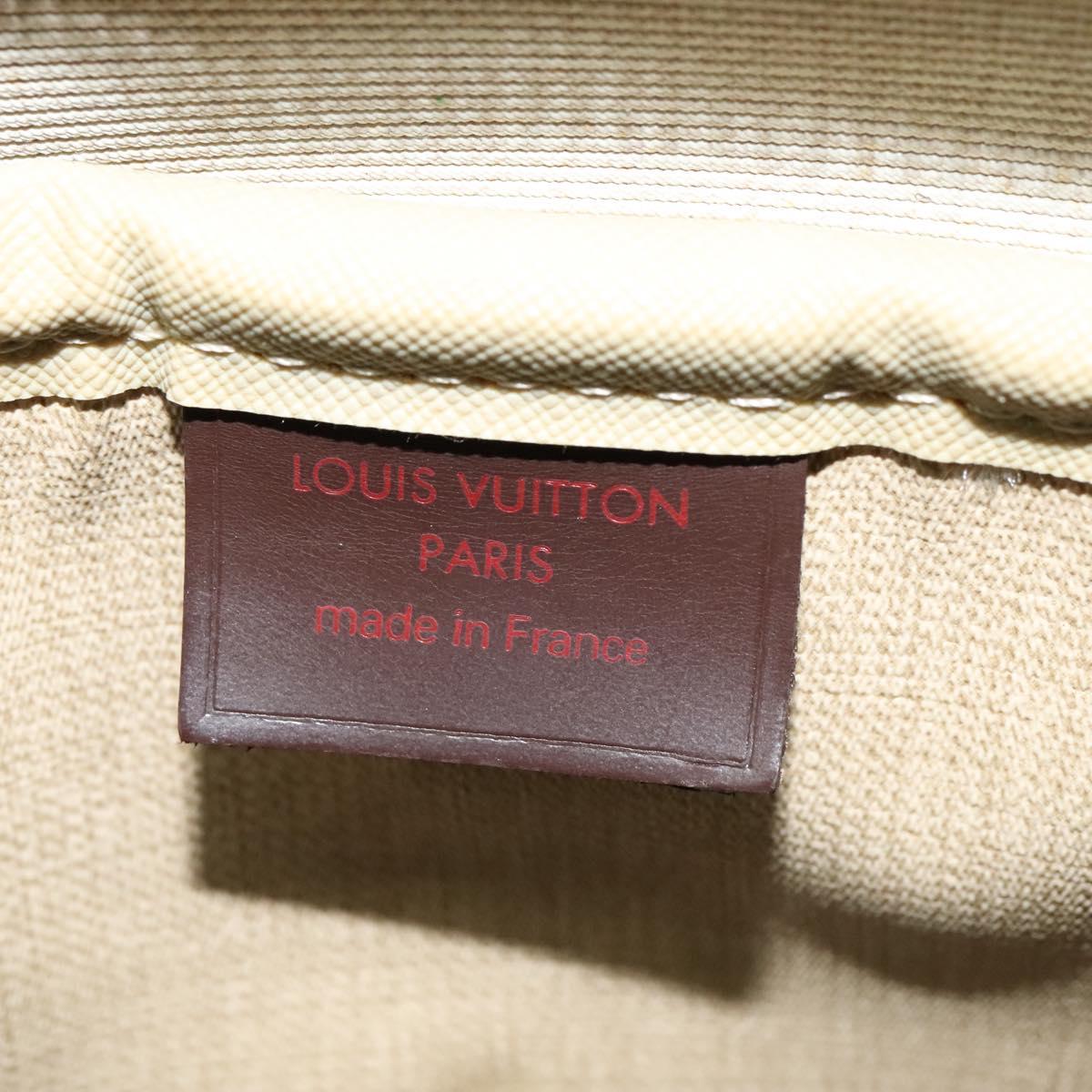 Louis Vuitton Deauville Brown Canvas Handbag (Pre-Owned)